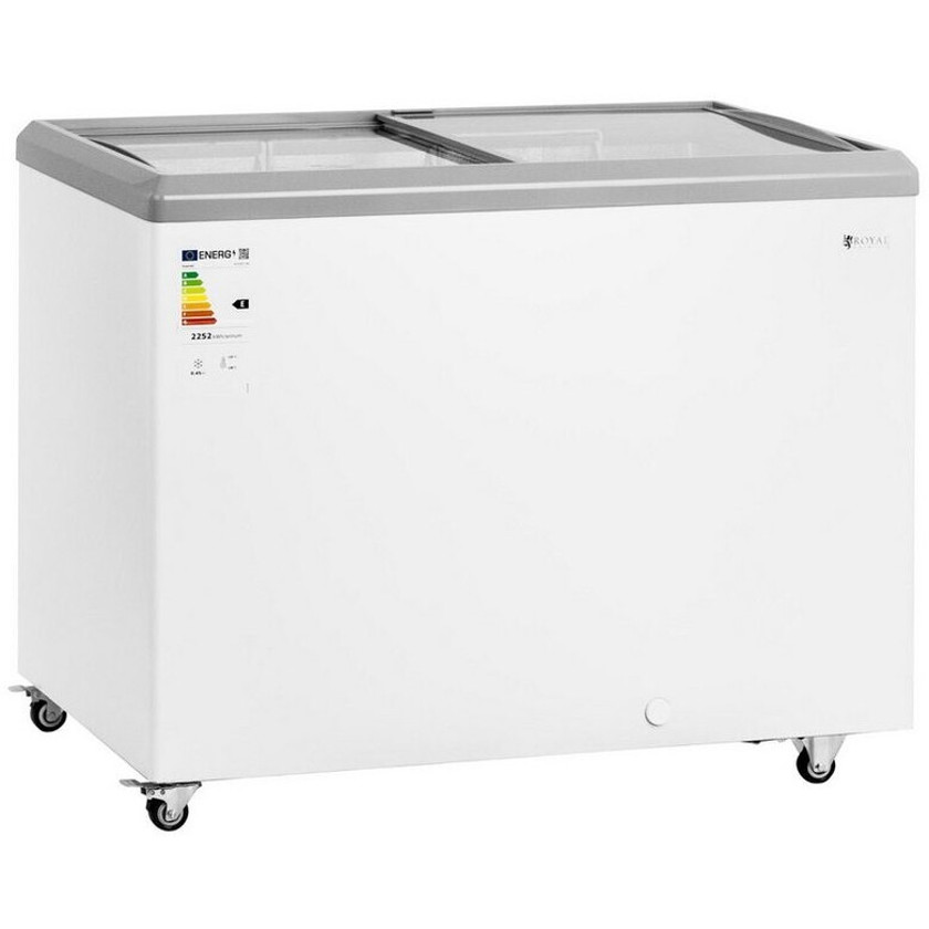 Royal Catering - RCFGDF-280 - Gefriertruhe - 280 Liter, weiß, regelbarer Thermostat