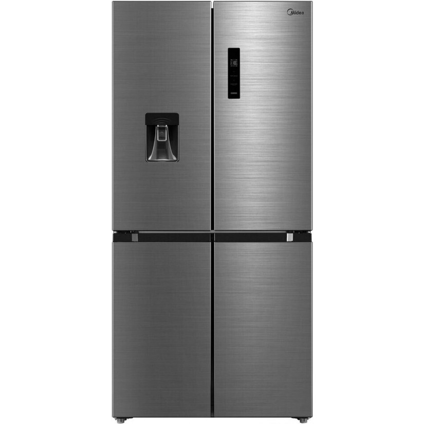 Midea - MDRM632FGD46W - Side-by-Side-Kühlschrank - 470 Liter Gesamtinhalt, No-Frost, silber