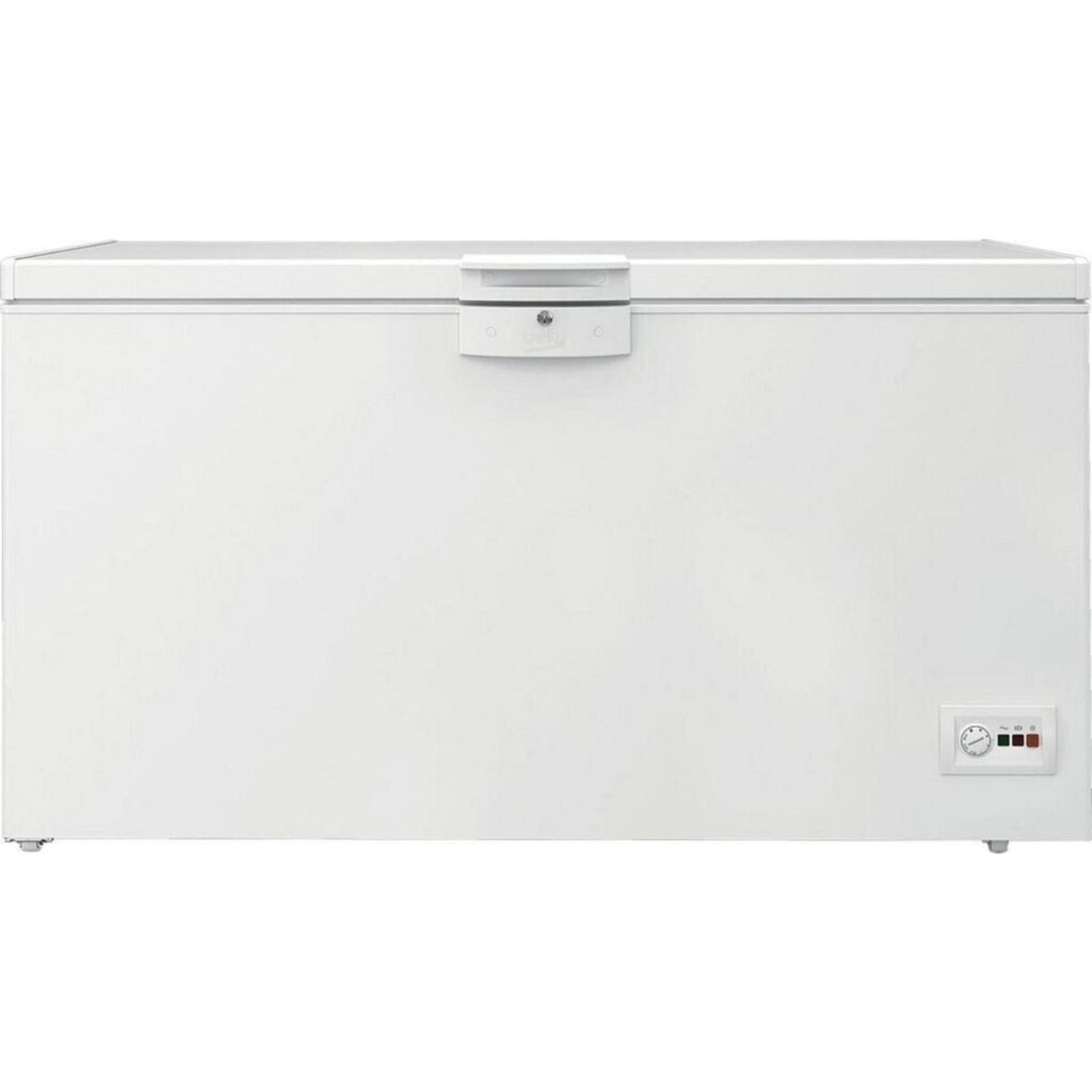 Beko - HSM35050 - Gefriertruhe - 350 Liter Inhalt, Truhenschloß, MinFrost