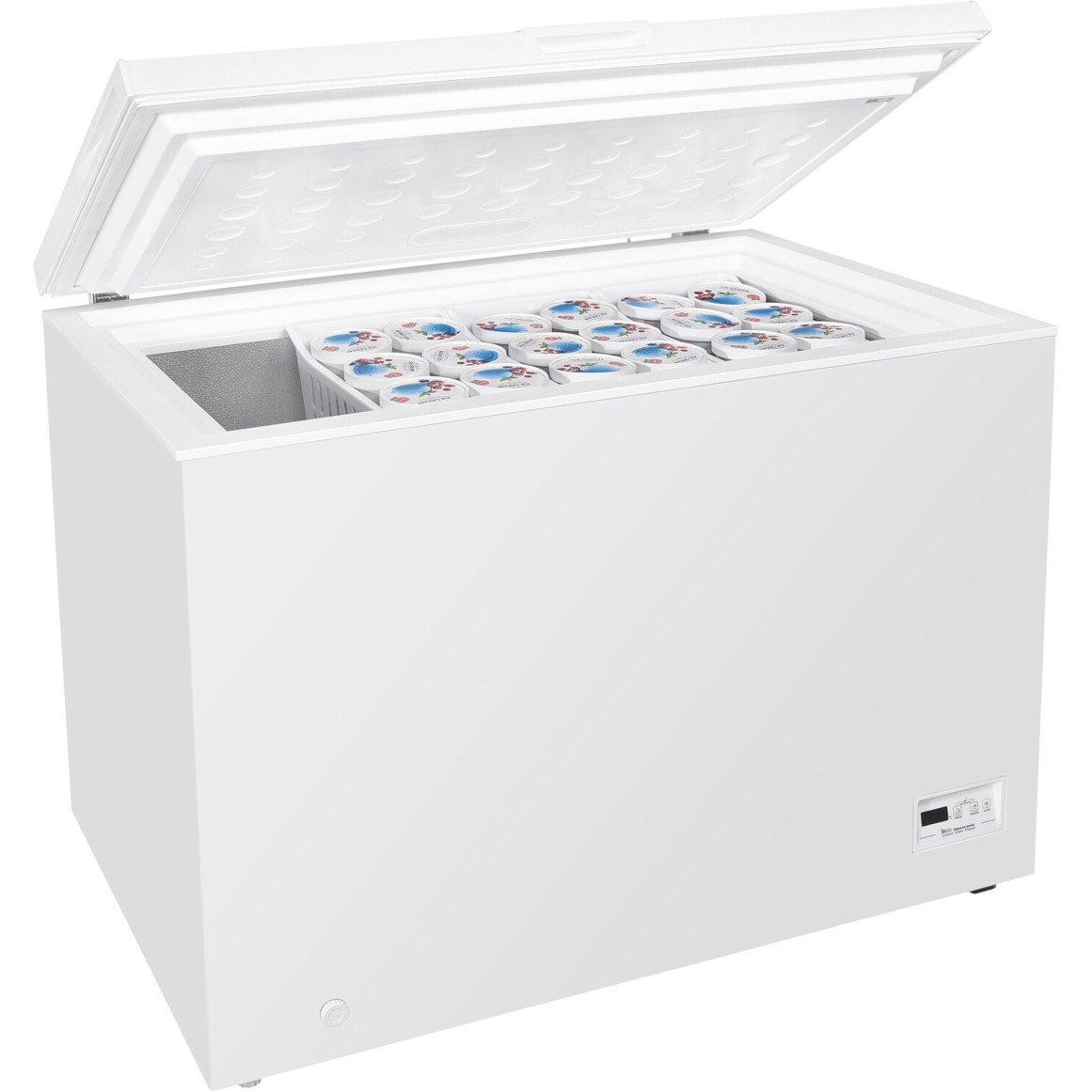 Hanseatic - HGT85102CE - Gefriertruhe - 198 Liter, Schnellgefrieren, 40 dB(A)