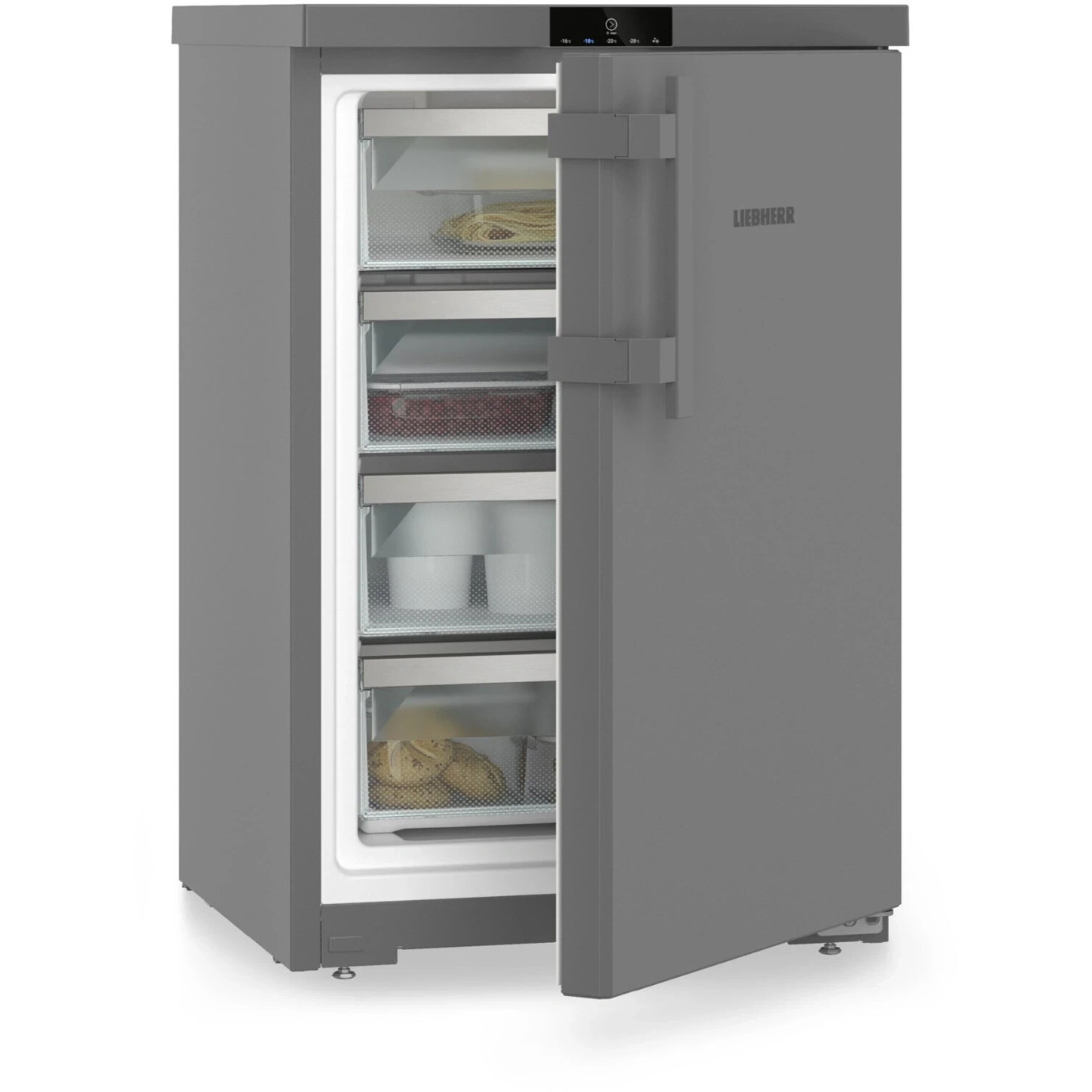 Liebherr - Fdgd 1404-20 - Tischgefrierschrank - 107 Liter Inhalt, SuperFrost, Farbe silber